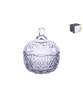 КОРАЛЛ Ваза сервировочная с крышкой 10х13х5.5см 7942