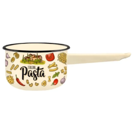 Appetite Ковш эмал 1,5л цил без/кр Pasta ITALIAN 1с42с