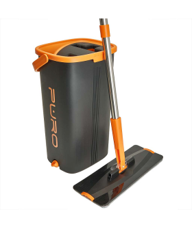 DELTA Комплект для уборки PURO FLAT MOP (Черный) 51002