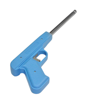 ENERGY Пьезозажигалка JZDD-17-LBL, пистолет, голубая 157429-SK
