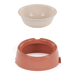 АЛЬТЕРНАТИВА Лего - миска с наклоном 0,3л для животных ЭФФИ ALTA ТЕРРАКОТОВЫЙ М9044