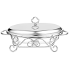 Мармит Agness овальный SILVER 2,4л 781-500