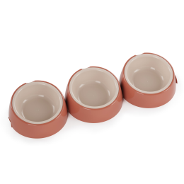 АЛЬТЕРНАТИВА Лего - миска с наклоном 0,3л для животных ЭФФИ ALTA ТЕРРАКОТОВЫЙ М9044