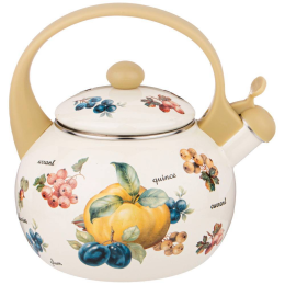 Lefard Чайник Agness эмалированный со свистком, серия ФРУКТЫ 2,2л 934-429