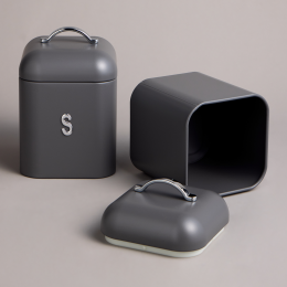 Lefard Хлебница Agness 30х19,5х15,5см с 2-мя банками д/сып. прод. D11,5см, h16,5см 938-086