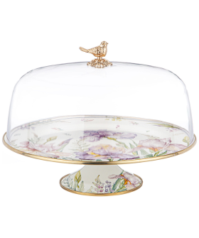 Lefard Тортовница Agness с крышкой, серия IRISES, диам.30см. 950-579