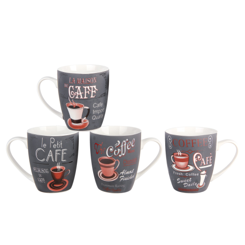 Кружка 350 мл Cafe & Coffe 4636 микс 