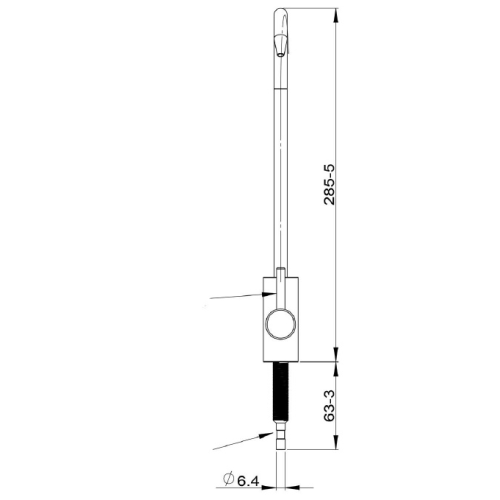 Кран для чистой воды F0705-С (хром) d 25