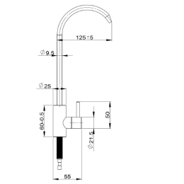 ГЕЙЗЕР Кран для чистой воды F0705-С (хром)