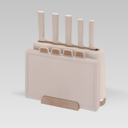 MAESTRO Набор ножей + набор разделочных досок MR-1412-BEIGE