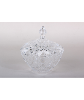 КОРАЛЛ Ваза сервировочная с крышкой 12х13.5х4.5см 8349