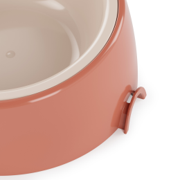 АЛЬТЕРНАТИВА Лего - миска с наклоном 0,3л для животных ЭФФИ ALTA ТЕРРАКОТОВЫЙ М9044