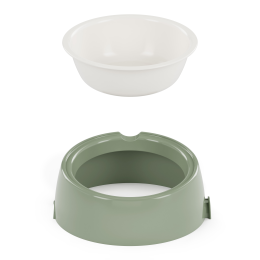 АЛЬТЕРНАТИВА Лего - миска с наклоном 0,3л для животных ЭФФИ ALTA ОЛИВКОВЫЙ М9045