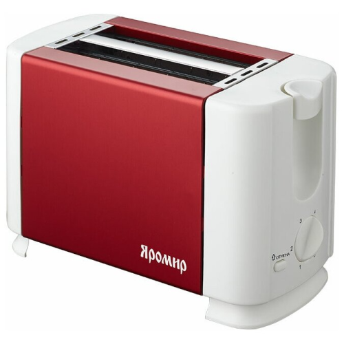 Тостер 700W ЯРОМИР ЯР 602 красный с белым