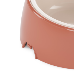 АЛЬТЕРНАТИВА Лего - миска с наклоном 0,3л для животных ЭФФИ ALTA ТЕРРАКОТОВЫЙ М9044