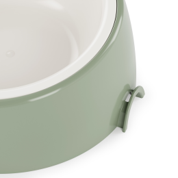 АЛЬТЕРНАТИВА Лего - миска с наклоном 0,3л для животных ЭФФИ ALTA ОЛИВКОВЫЙ М9045