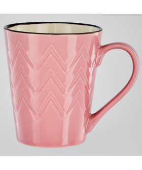 ROSARIO Кружка 380 мл Радуга розовый Ф7-021L