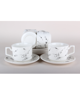 КОРАЛЛ Набор чайный 12 пр. Marble 250мл. 6343 КОРАЛЛ Набор чайный 12 пр. Marble 250мл. 6343