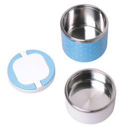 Kamille Ланч-бокс двойной круглый 1080 мл. КМ 2103