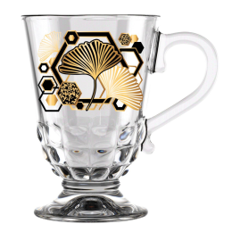 ДЕКОСТЕК Кружка для чая 300 мл Золотой гербарий 211-Д микс