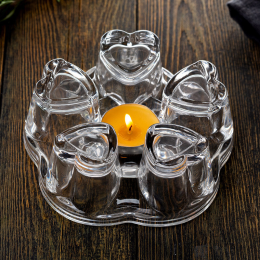 Mallony Подставка AROMA под заварочный чайник, стеклянная, размер: 12,5*5*14 см 106475-SK