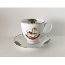 КОРАЛЛ Пара чайная 440мл Новогоднее волшебство HD25022