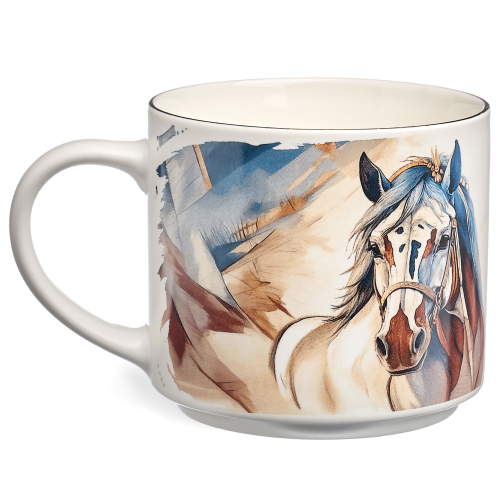 Кружка Lefard HORSE ЗОЛОТО 500мл. 260-1058