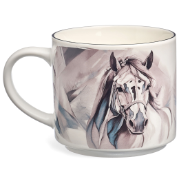 Lefard Кружка HORSE СЕРЕБРО 500мл. 260-1059