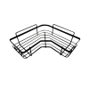 Полка подвесная угловая GRAPHITE, 25*25*6,5 см 109748-SK