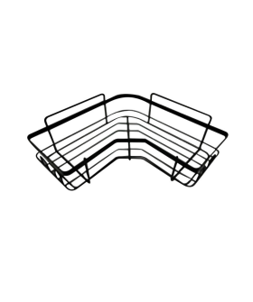 Mallony Полка подвесная угловая GRAPHITE, 25*25*6,5 см 109748-SK