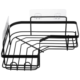 Mallony Полка подвесная угловая GRAPHITE, 25*25*6,5 см 109748-SK