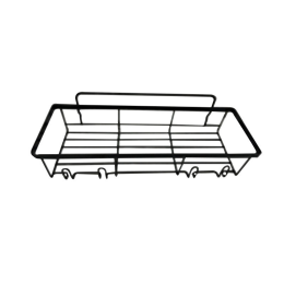 Mallony Полка подвесная прямоугольная GRAPHITE, 30,5*12*5,8 см 109749-SK
