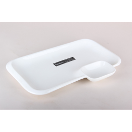 КОРАЛЛ Блюдо сервировочное с соусницей 30х20.5см Issi 8841