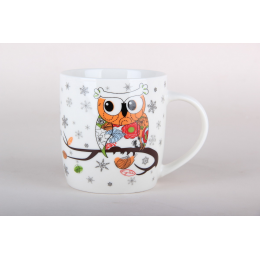 КОРАЛЛ Кружка 360мл Совушка N-43