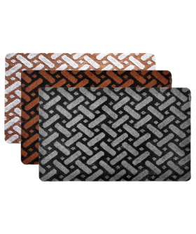 Vortex Коврик 50*80 см SIESTA придверный влаговпитывающий без подложки 22392 микс