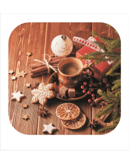 DELTA Подставка под горячее 18 см С-97 Рождество DELTA Подставка под горячее 18 см С-97 Рождество