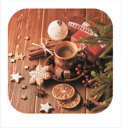 Подставка под горячее 18 см С-97 Рождество