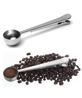 Kamille Ложка мерная c зажимом для кофе и чая КМ-5072 Kamille Ложка мерная c зажимом для кофе и чая КМ-5072