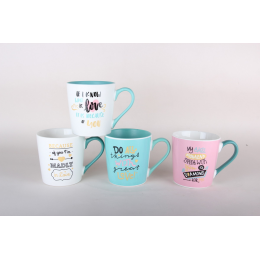 КОРАЛЛ Кружка 430мл. 8673 микс