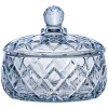 Емкость для хранения Lefard с крышкой DIAMANT BLUE 12*10см, 320 мл 691-075