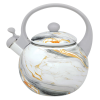 Чайник эмал 2,0л со свистком Мраморный ТМ Appetite FT7-MR