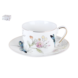 КОРАЛЛ Пара чайная 250мл. Garden joy 1404W-18ZSBD-2