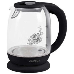 ENERGY Чайник E-286Т (1.7л) стекло, пластик, металл 004544-SK