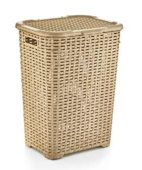 DD STYLE Корзина для белья 50л. 05007 КРЕМОВАЯ DD STYLE Корзина для белья 50л. 05007 КРЕМОВАЯ