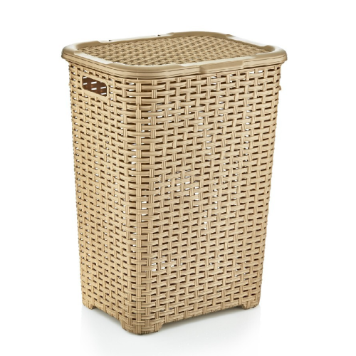 Корзина для белья 50л. 05007 КРЕМОВАЯ DD STYLE