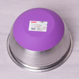 Kamille Миска из нержавеющей стали 18*9см c антискользящим дном KM-4346