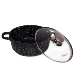 Kamille Кастрюля 2,3 л. из литого алюминия КМ 4404 с мраморным покрытием