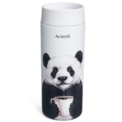 Термокружка Agness PANDA 350мл 798-115