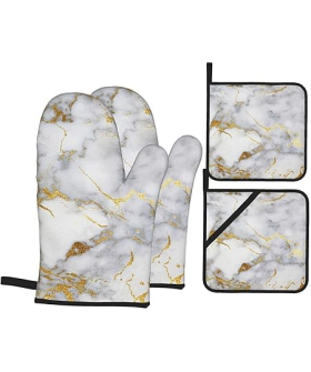 Ramozi Прихватка+рукавица Мрамор RA-5208