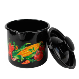 КМК Кружка с носиком с крышкой 1 л коричневая 40204-072/4-У9